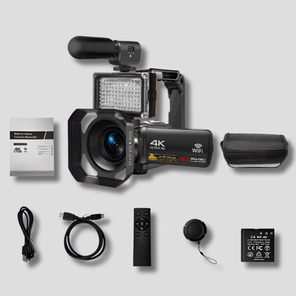 8K-videokamera – 64MP foton Wifi Connect komplett skaparkit