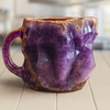Kaffekrus af mineralkrystal