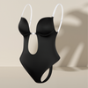 Formande bodyshaper med djup V-ringning och öppen rygg
