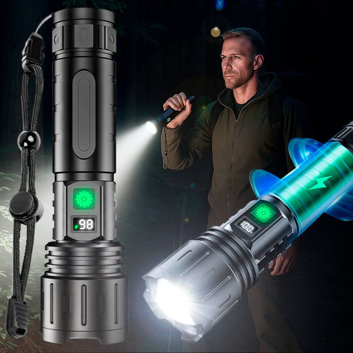 100 000 lumen taktisk ficklampa