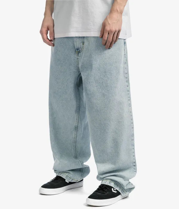Oversized baggy jeans med skaterstil för män