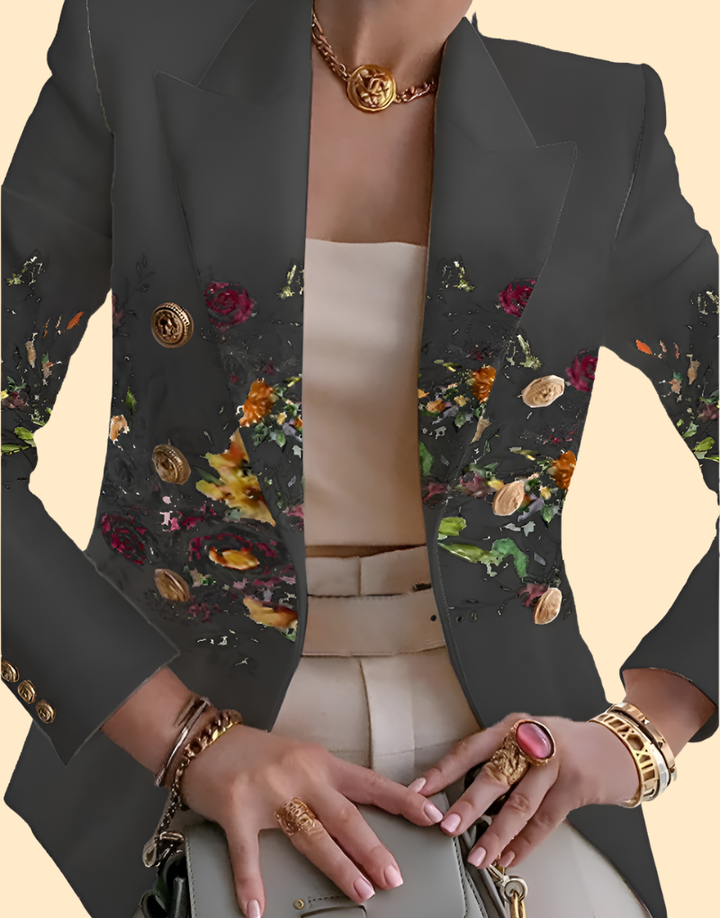 Elegant casual blazer for kvinner