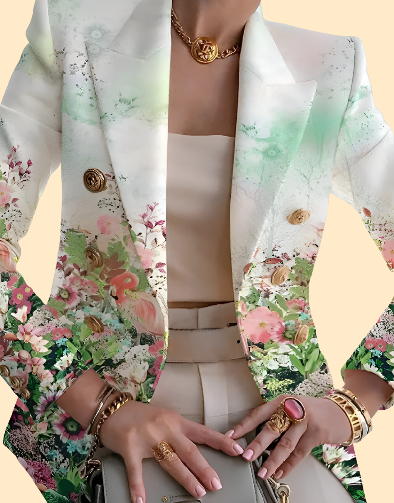 Elegant casual blazer for kvinner