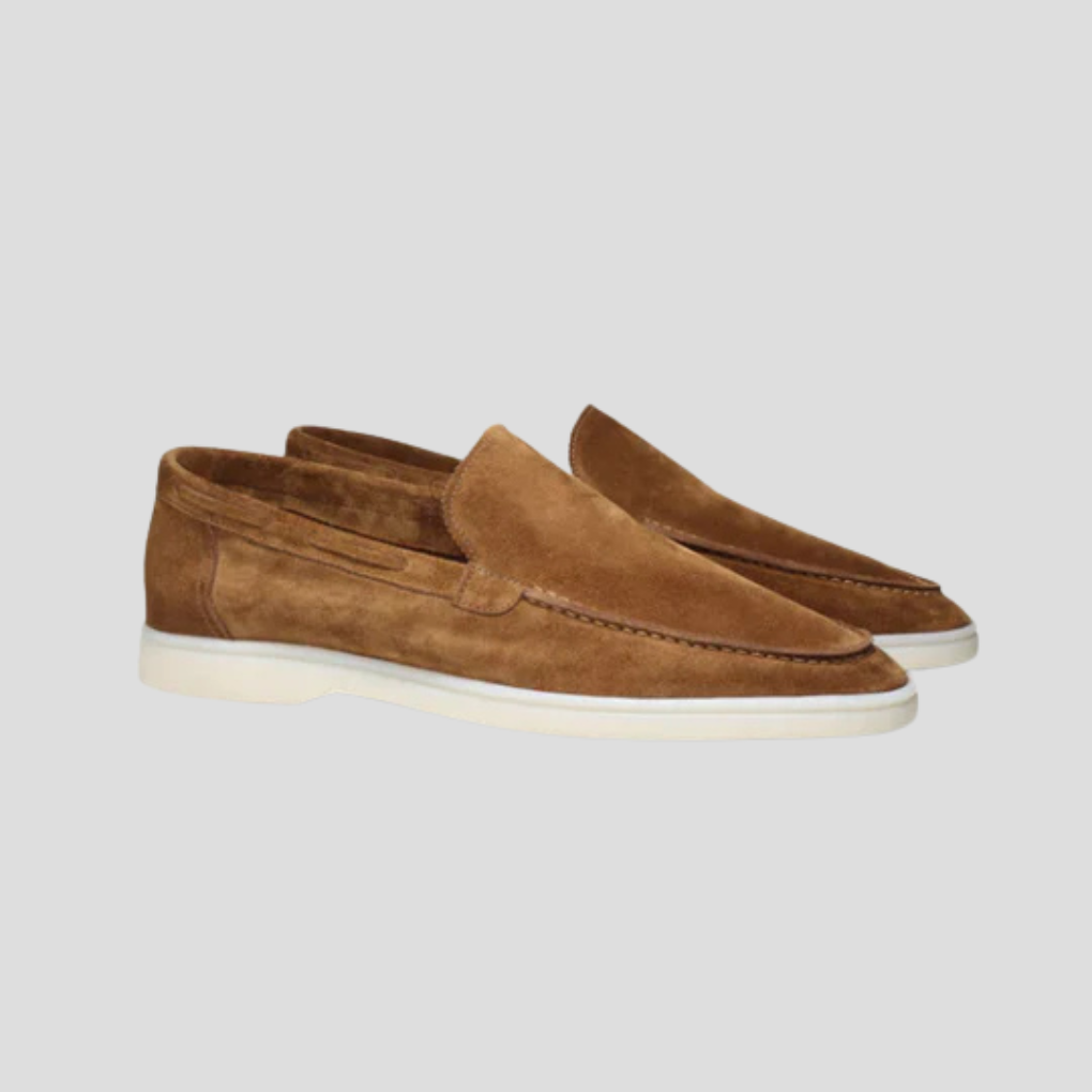 Herrloafers i mocka