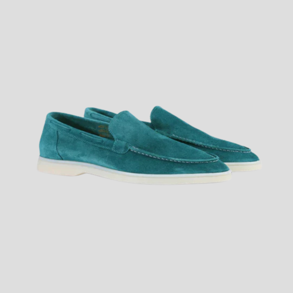 Herrloafers i mocka