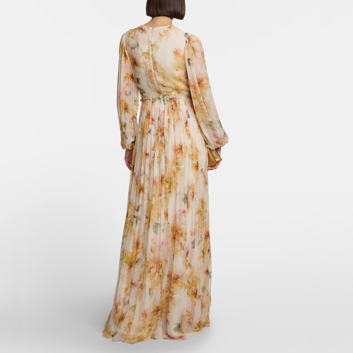 Elegant let sommerstof-glat blankt stof midi-balkjole til kvinder