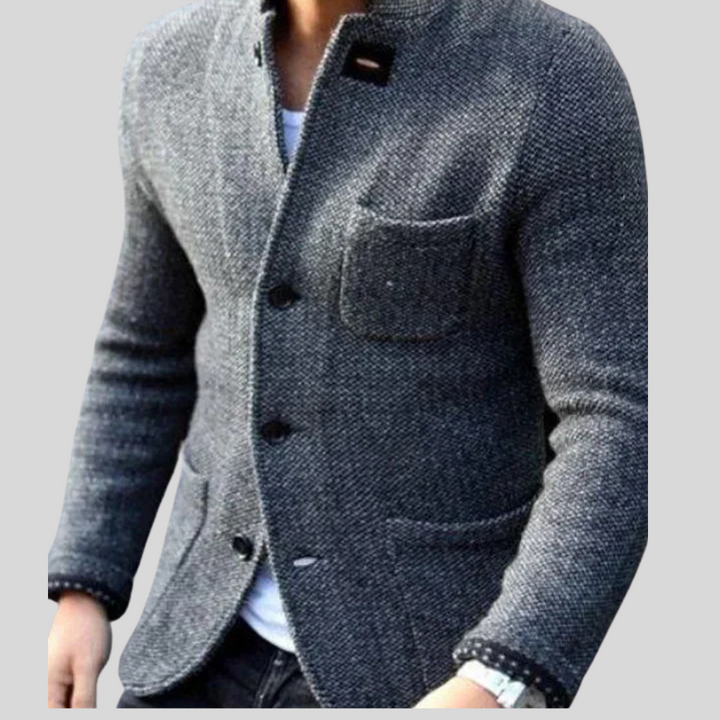 Herreblazer med knapper