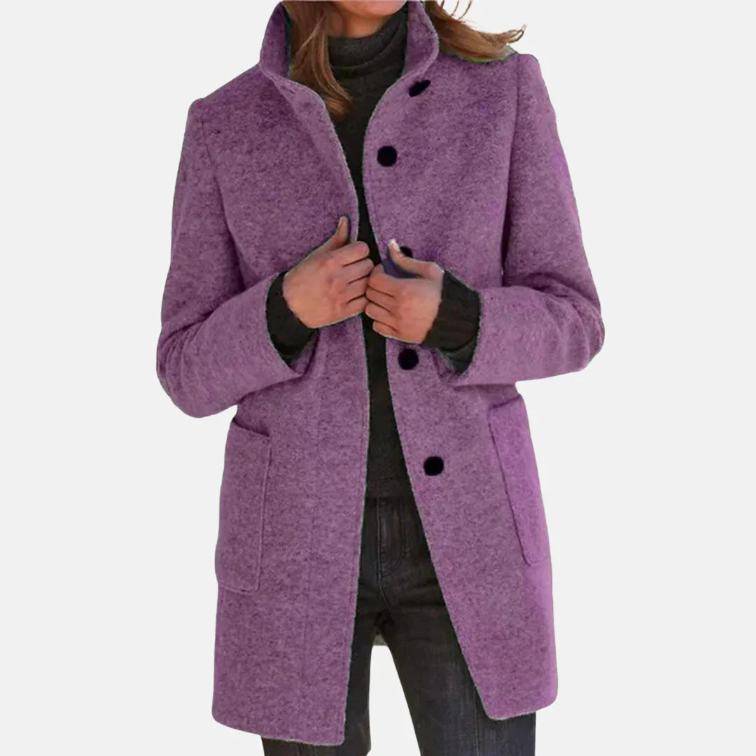 Vintage Tweed Coat med sofistikerad charm
