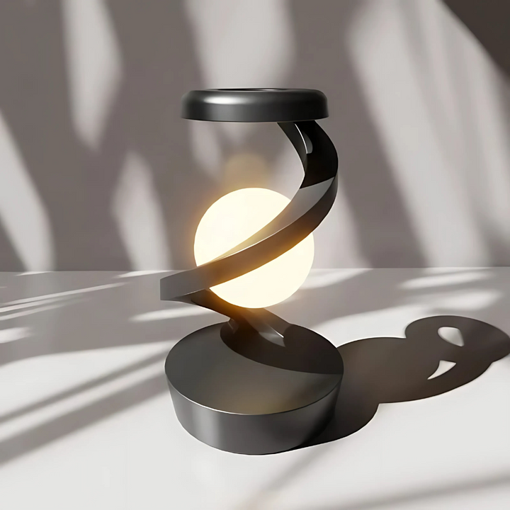 Modern varm ljus accent spiral skrivbordslampa