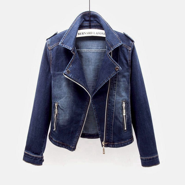 Klassisk denimjacka för kvinnor – perfekt för övergångssäsonger