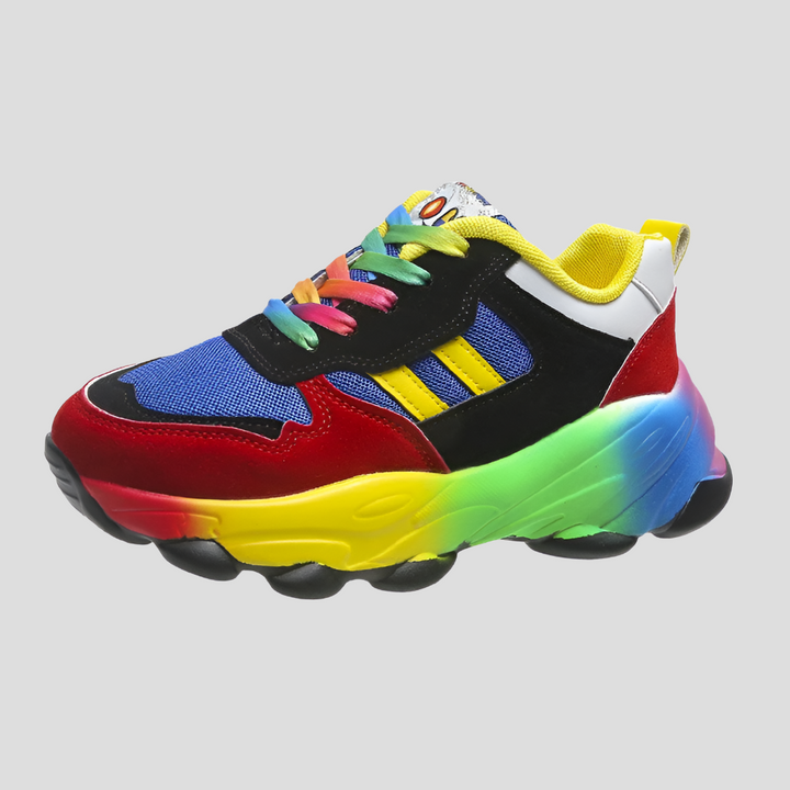 Färgglada ortopediska sneakers för kvinnor