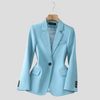 Enkelknappet blazer for kvinner