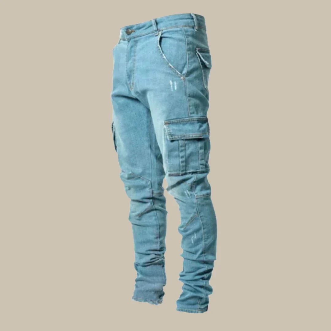 Premium Stretchjeans för herr