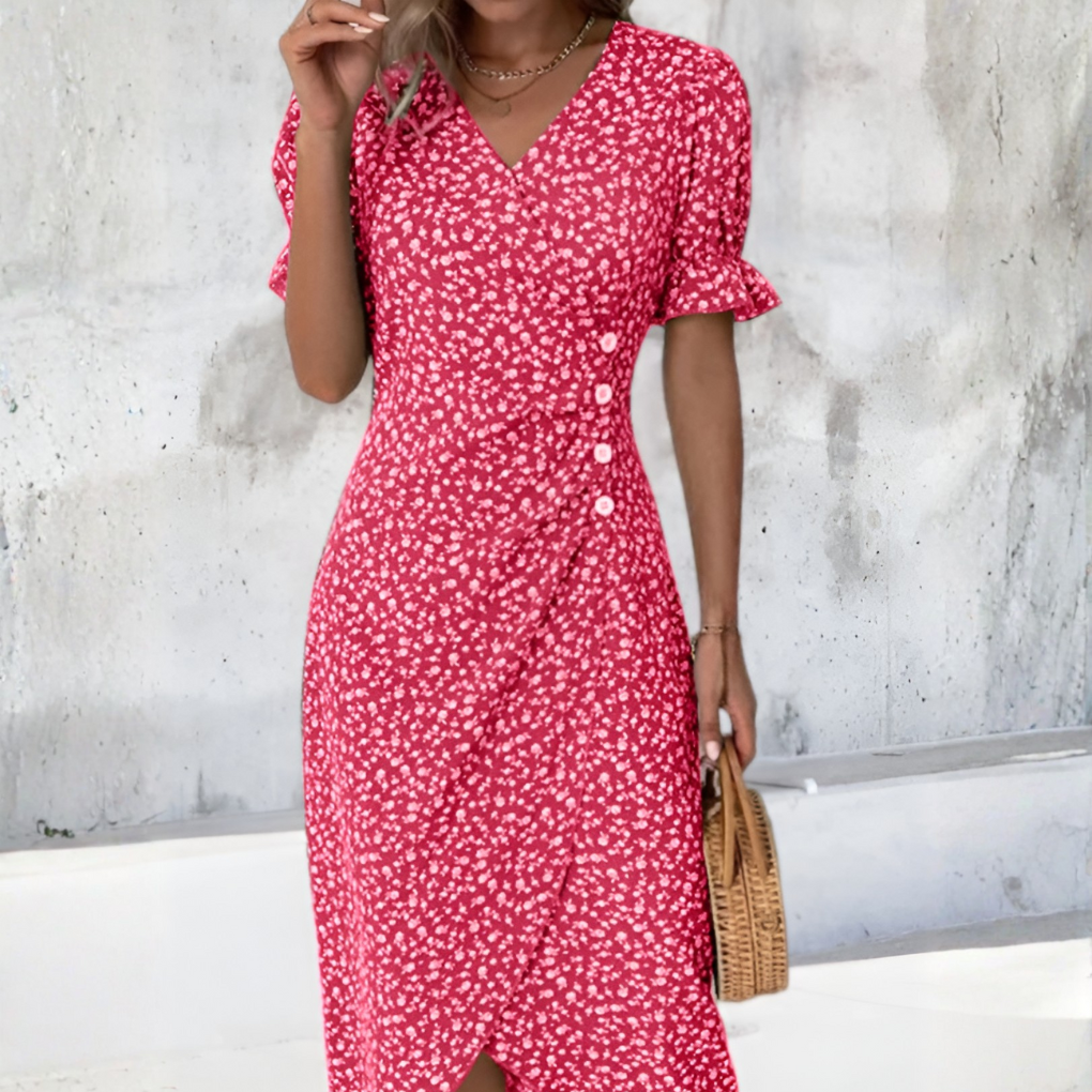 Lätt maxiklänning för kvinnor