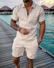 Komplett sommersett for herre – Polo og shorts