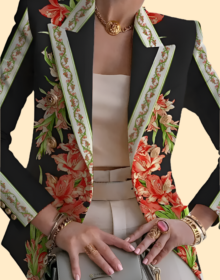 Elegant casual blazer for kvinner
