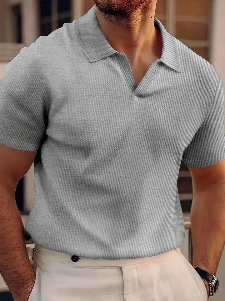 Casual herrepolo uten knapp