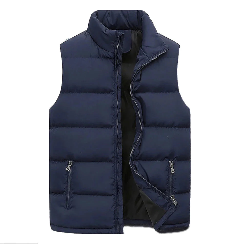 Quiltet lettvektsvest for menn