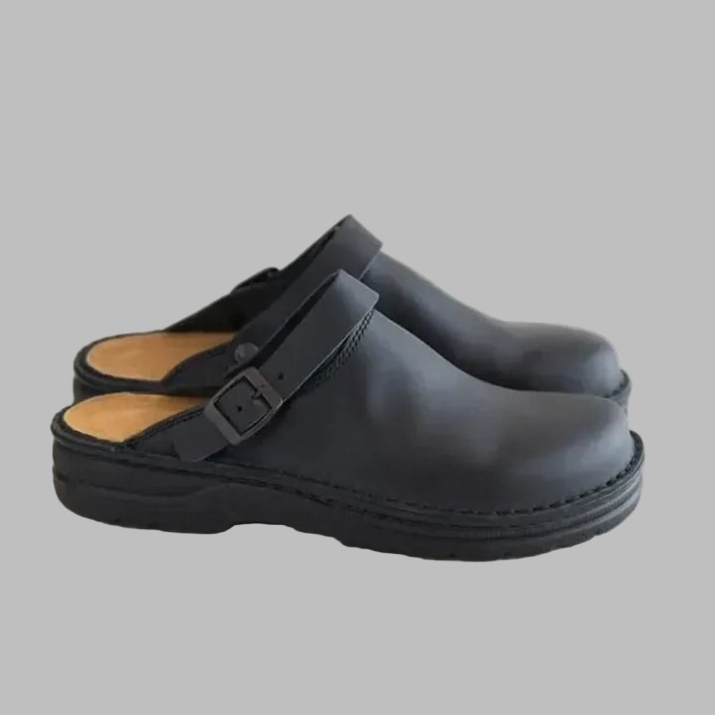 Slip-on-træsko til mænd