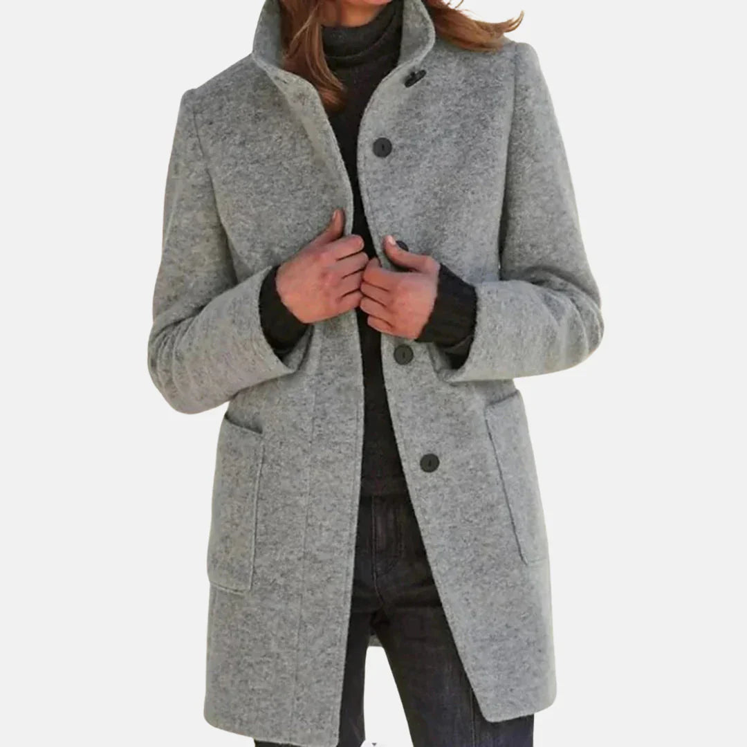 Vintage Tweed Coat med sofistikerad charm