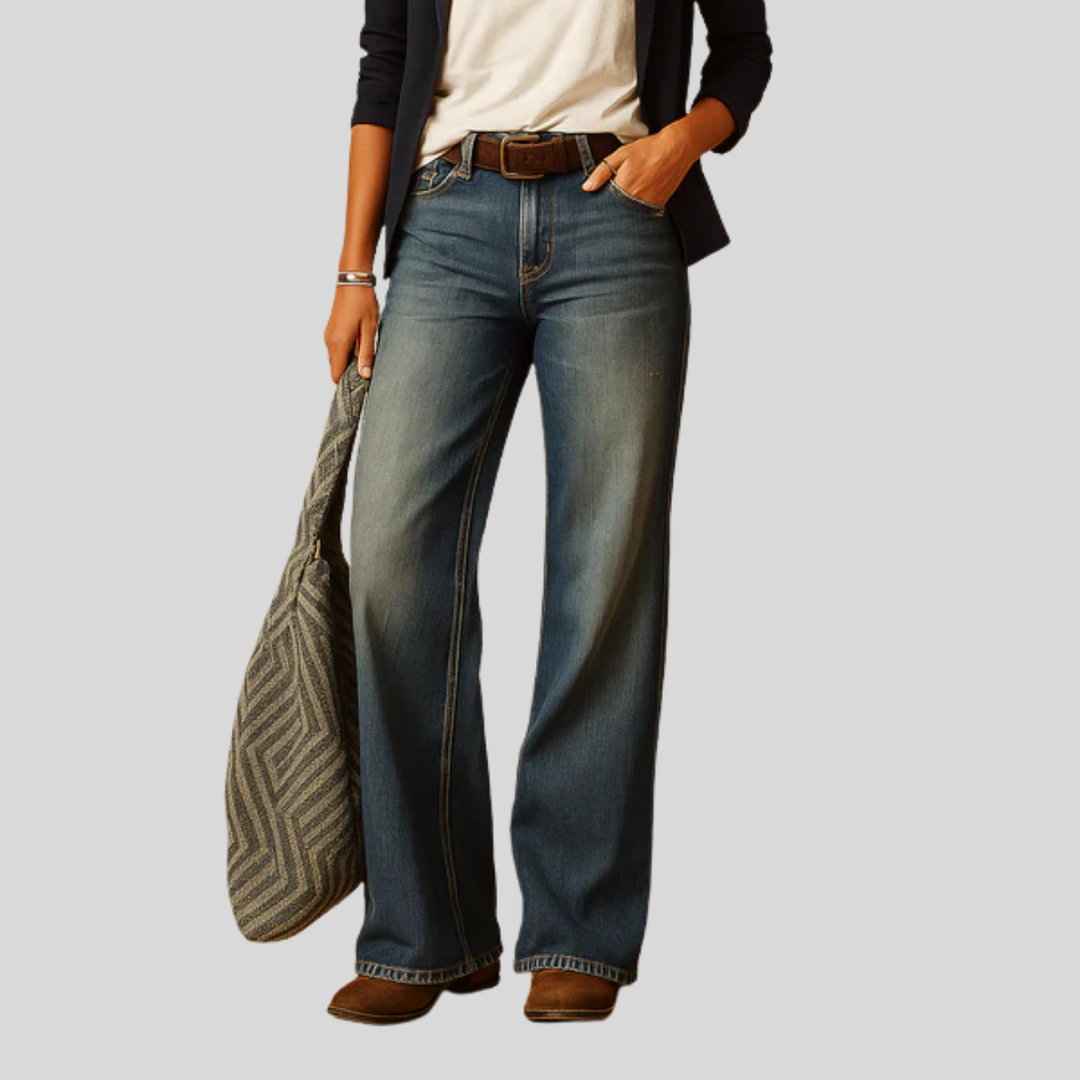 Elegant raka byxor för kvinnor