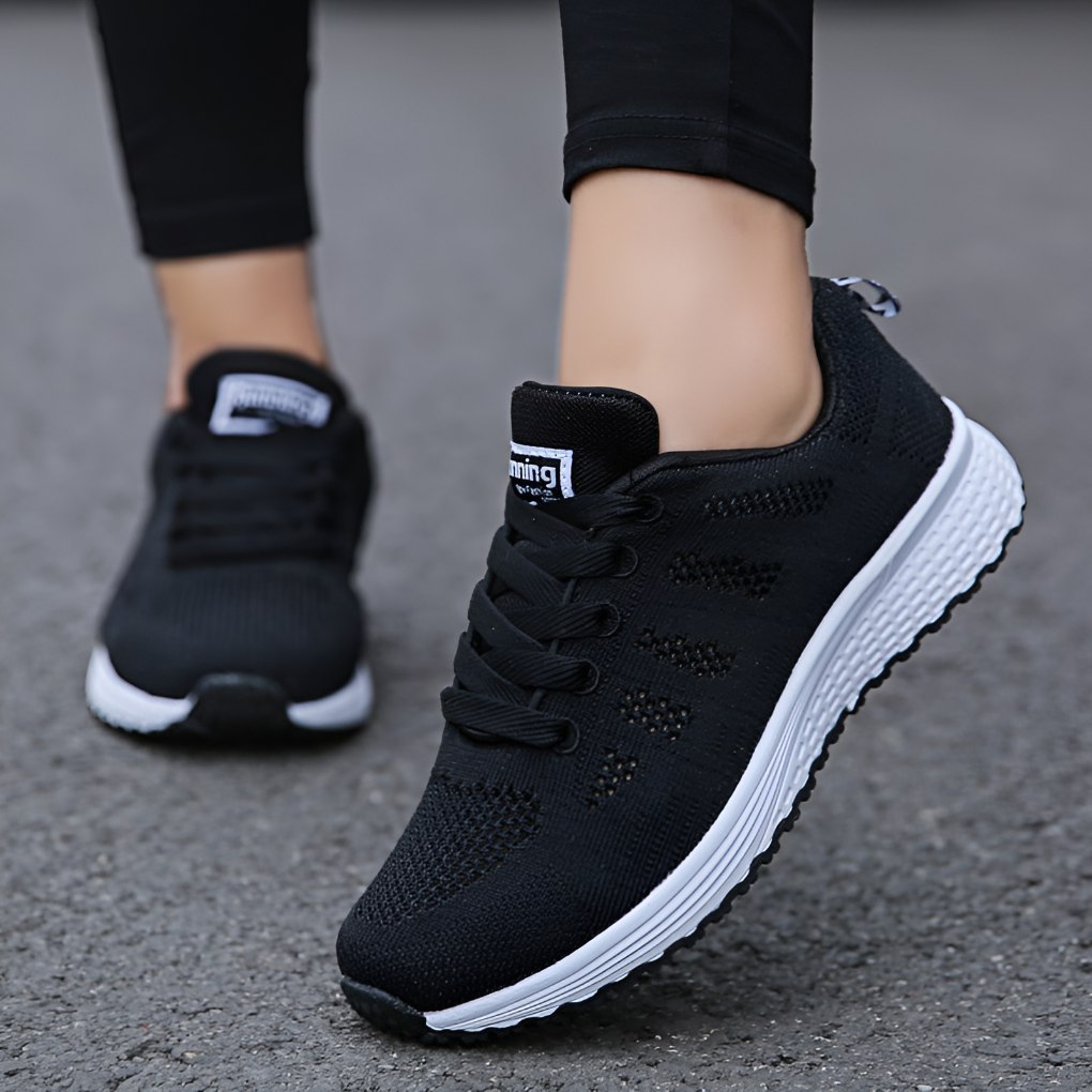 Ergonomiska casual sneakers för kvinnor – Lätta och stödjande