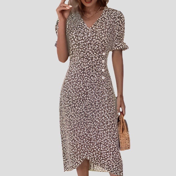 Lätt maxiklänning för kvinnor