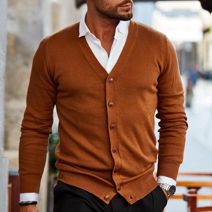 Stef Vest | Casual cardigan för män