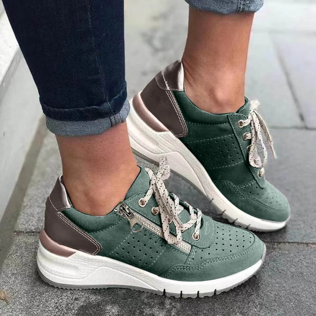 Trendy sneakers med tyk sål til kvinder