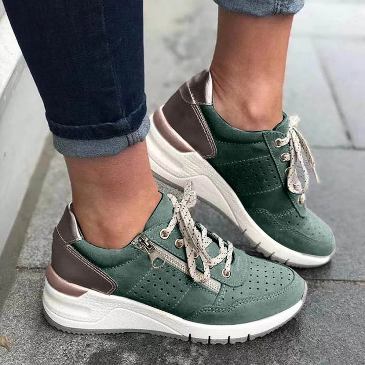 Trendy sneakers med tyk sål til kvinder