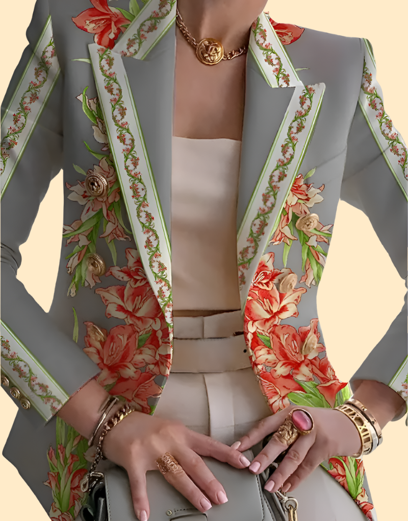 Elegant casual blazer for kvinner