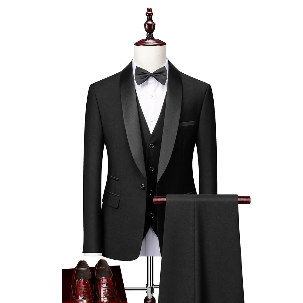 Herrkostymsett med slim fit, 3 deler