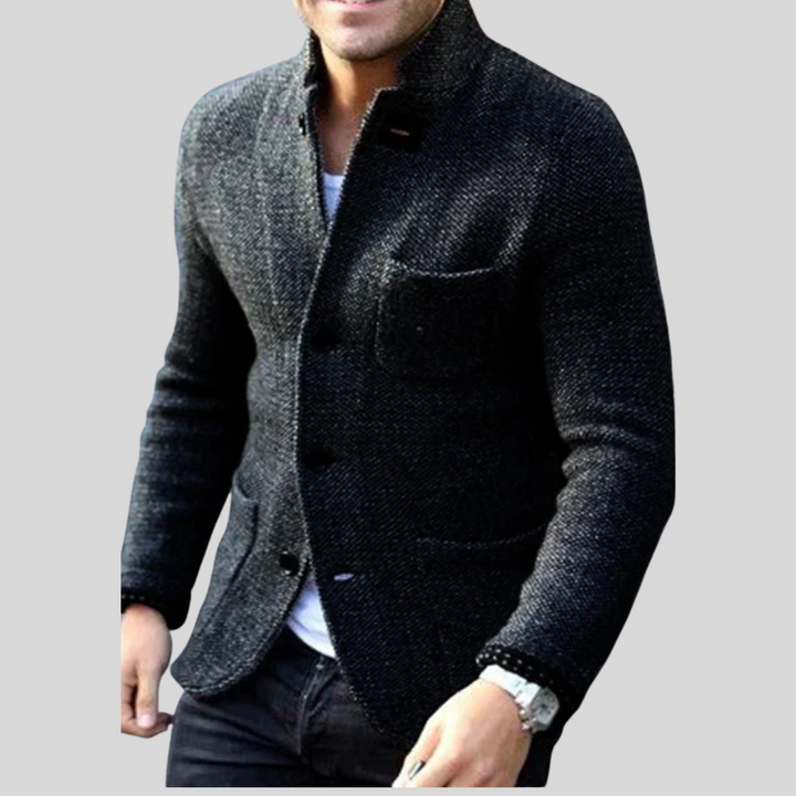 Herreblazer med knapper