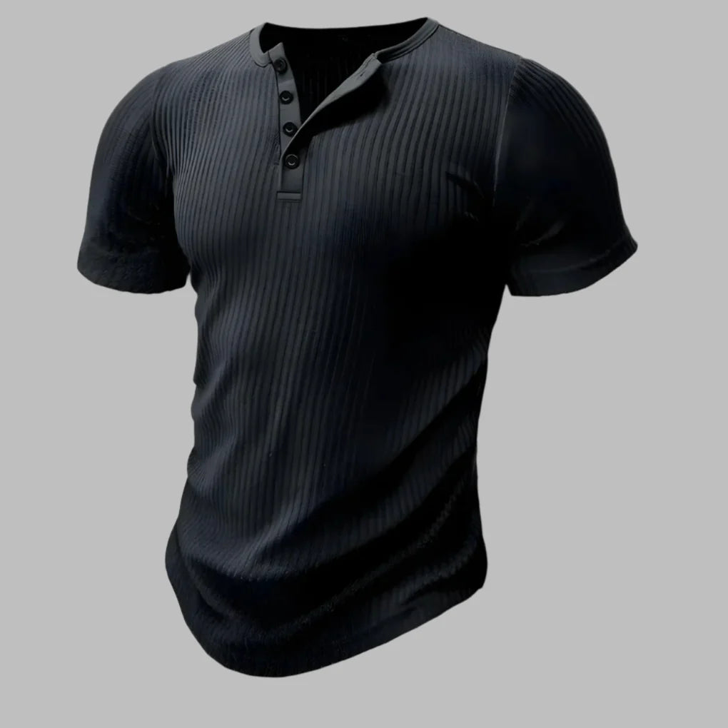Herr-T-shirt med muskelfit