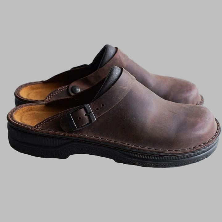 Slip-on-træsko til mænd