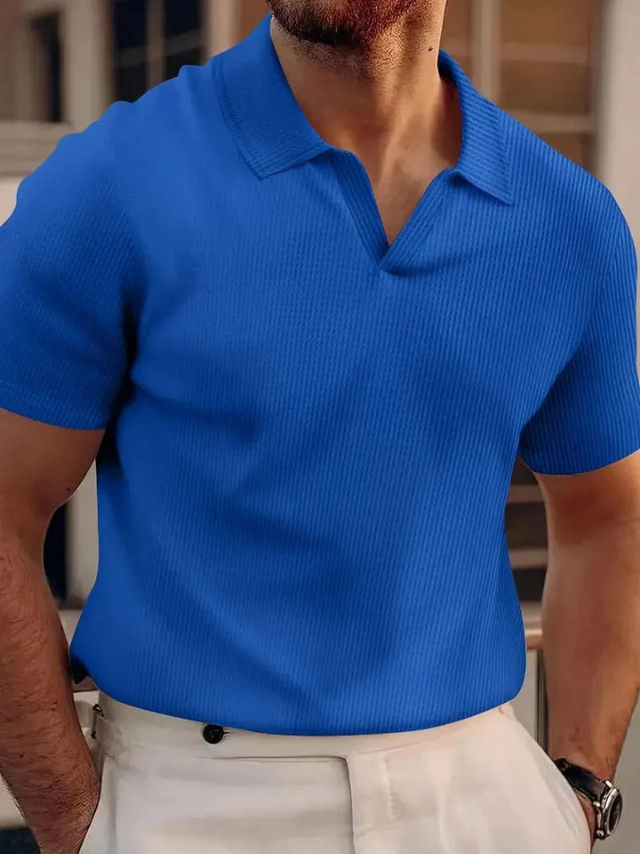 Casual herrepolo uten knapp