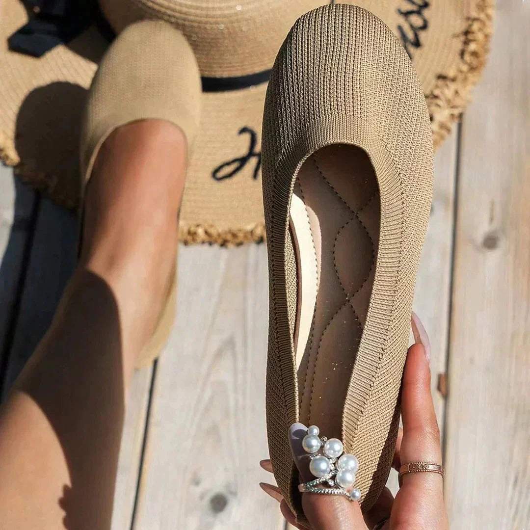 Bh og åndbarhed Anti-Slip Sommer Ballerina Sko til Kvinder