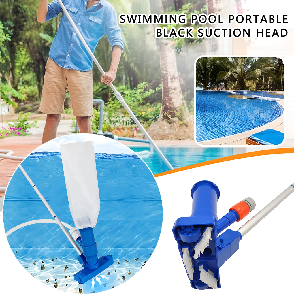 Pooldammsugare med skräppåse