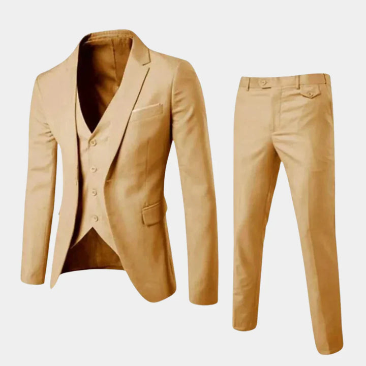 Elegant herrkostym med kavaj och byxor