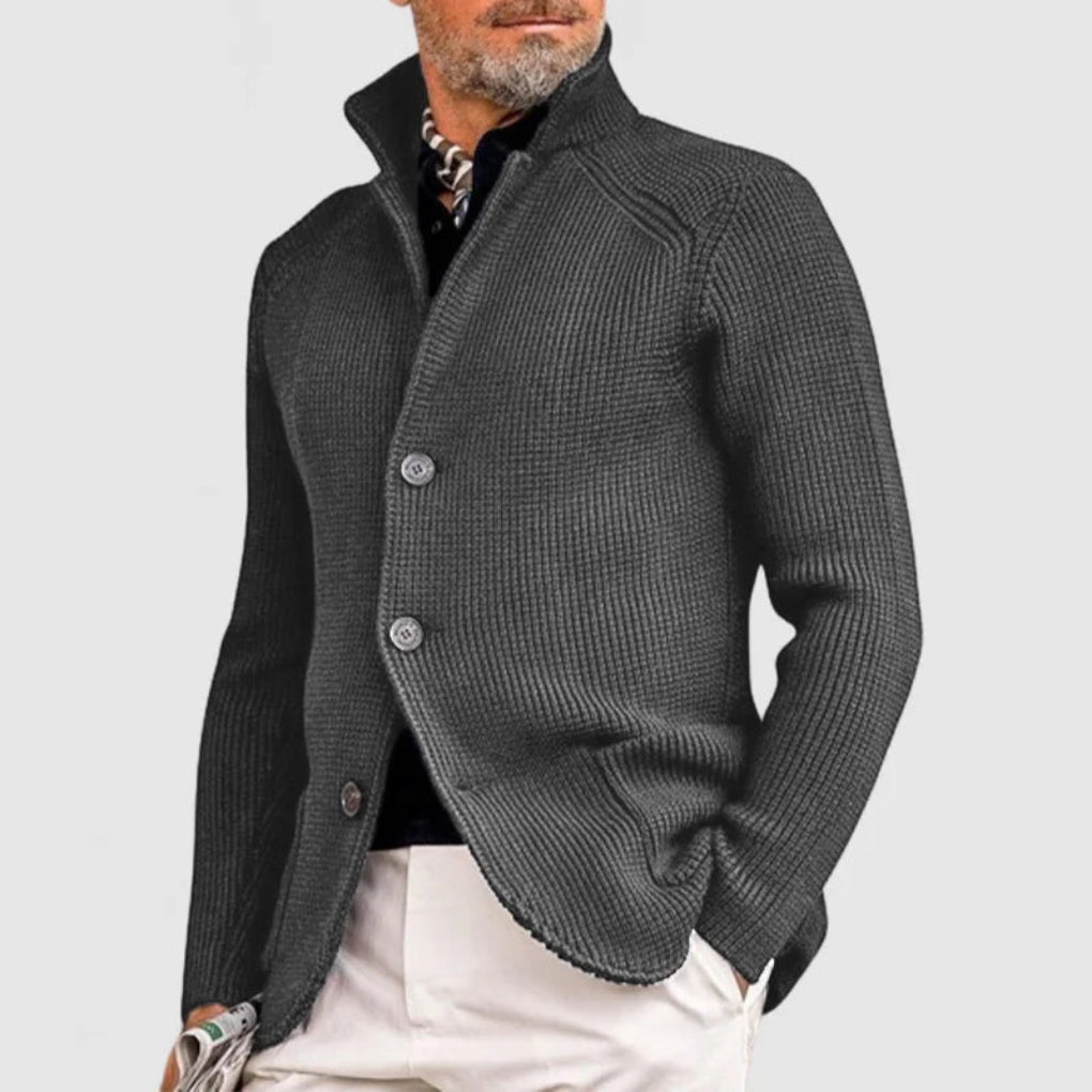 Strikket cardigan for menn