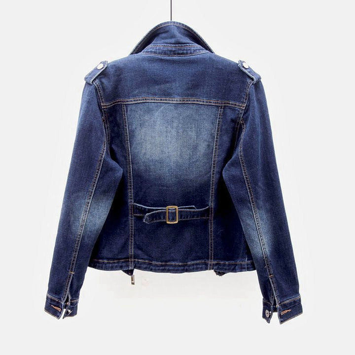 Klassisk denimjacka för kvinnor – perfekt för övergångssäsonger