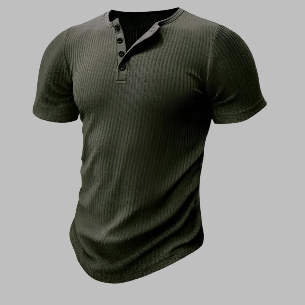 Herr-T-shirt med muskelfit
