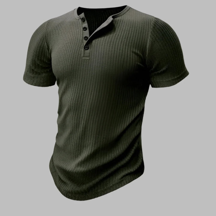 Herr-T-shirt med muskelfit