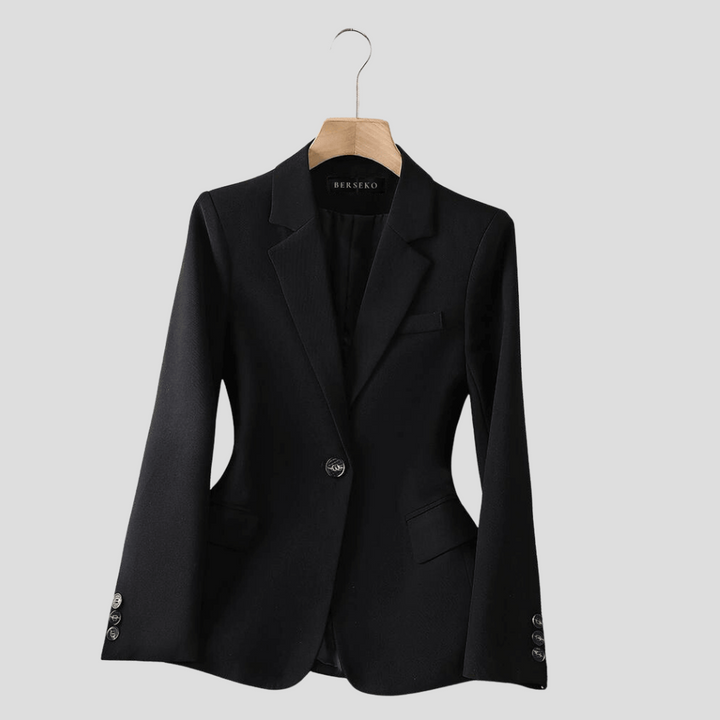 Enkelknappet blazer for kvinner