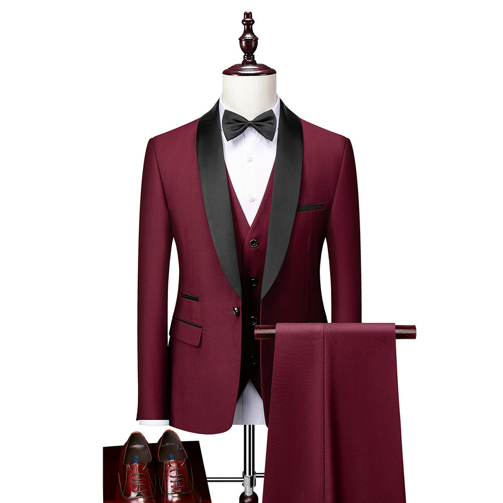 Herrkostymsett med slim fit, 3 deler