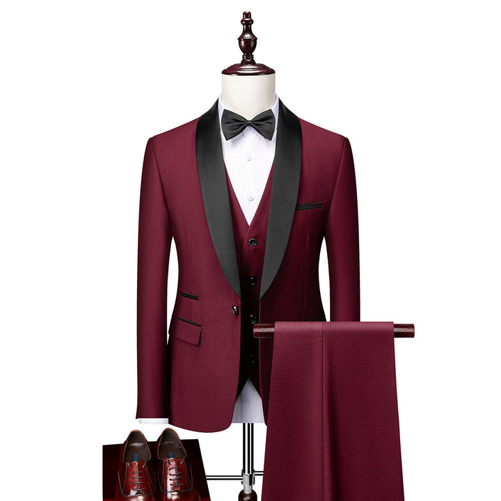 Herrkostymsett med slim fit, 3 deler