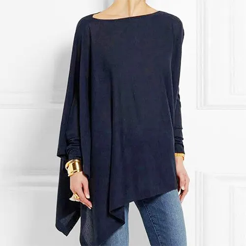 Elegant langærmet top med klassisk charme
