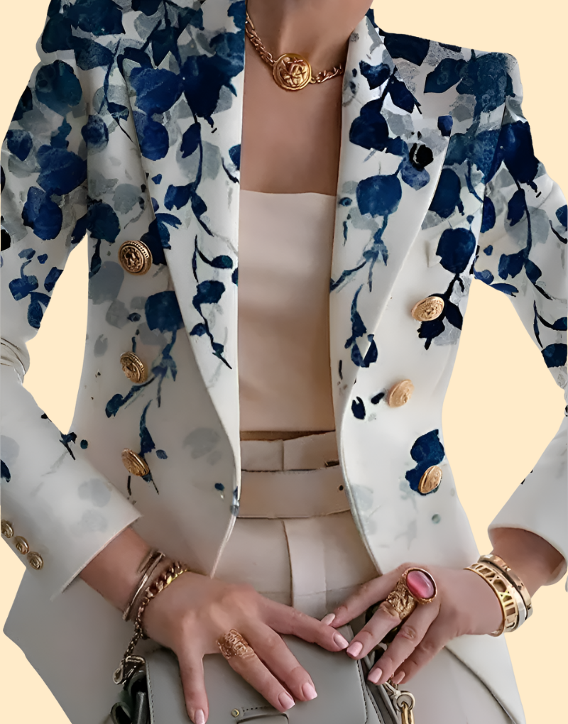 Elegant casual blazer for kvinner