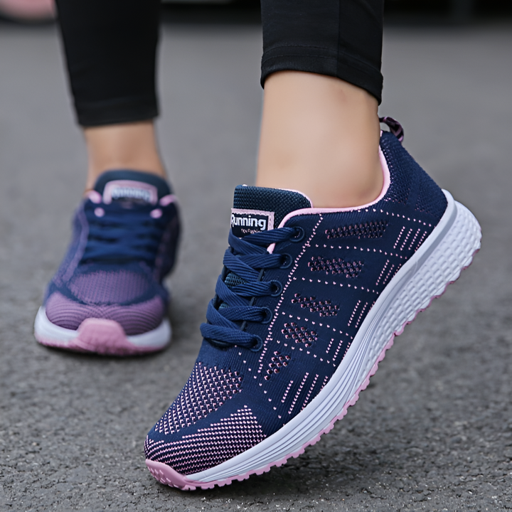 Ergonomiska casual sneakers för kvinnor – Lätta och stödjande