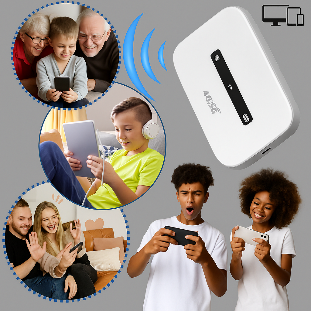Bærbar Wi-Fi-router – internetadgang når du er på farten